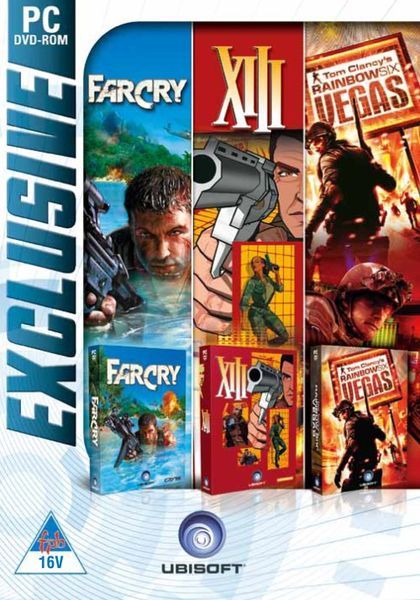 Exclusive Compilation: Far Cry + XIII + Rainbow 6 Vegas 1 (PC DVD-ROM)