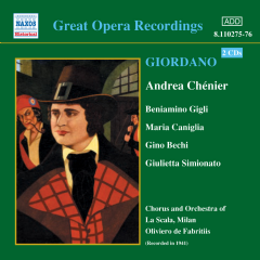 Andrea Chenier (De Fabriitis, Scala Orch. And Chorus, Gigli) (CD / Album)