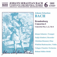 Brandenburg Concertos 1 - Nos. 1, 2, 3 &amp; 6 (CD / Album)