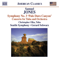 Samuel Jones: Symphony No. 3, 'Palo Duro Canyon'/... (CD / Album)