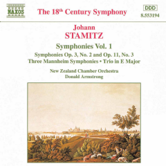 Johann Stamitz: Symphonies Vol.1 (CD / Album)