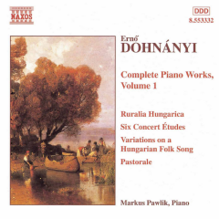 Complete Piano Works, Volume 1 - Dohnanyi (CD / Album)