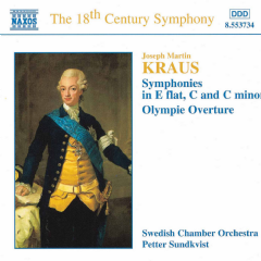 Kraus: Symphonies in E flat, C and C minor - Olympie Overture (CD / Album)