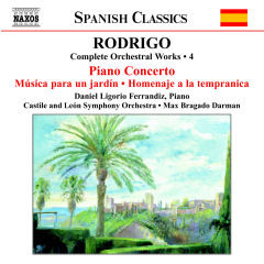 RODRIGO: Piano Concerto / Musica para un Jardin (Complete Orchestral Works, Vol. 4) (CD)