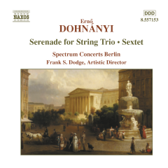 Dohnanyi: Serenade For Str Tri (CD)