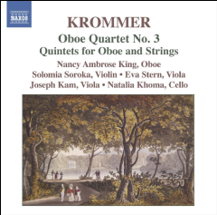 Krommer: Oboe Quartet No. 3/Quintets for Oboe and Strings (CD / Album)
