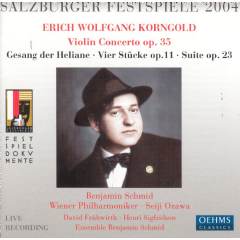 Erich Wolfgang Korngold: Violin Concerto, Op. 35 (CD / Album)