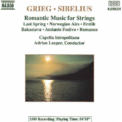 Romantic Music for Strings (Leaper, Capella Istropolitana) (CD / Album)