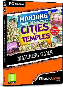 Mahjong Worlds Greatest Cities &amp; Temples (PC DVD)