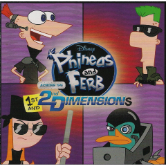 Phineas &amp; Ferb - Across The 1st &amp; 2nd Dimensions (CD)