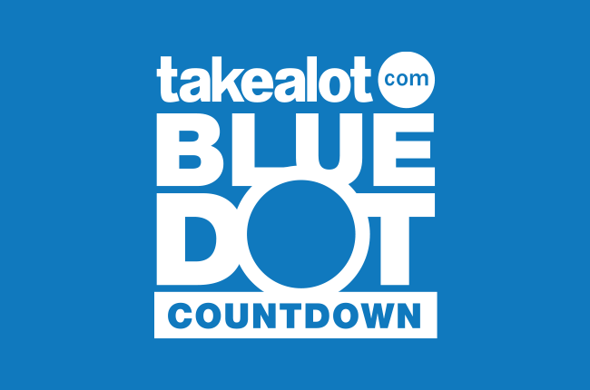 Takealot Blue dot countdown