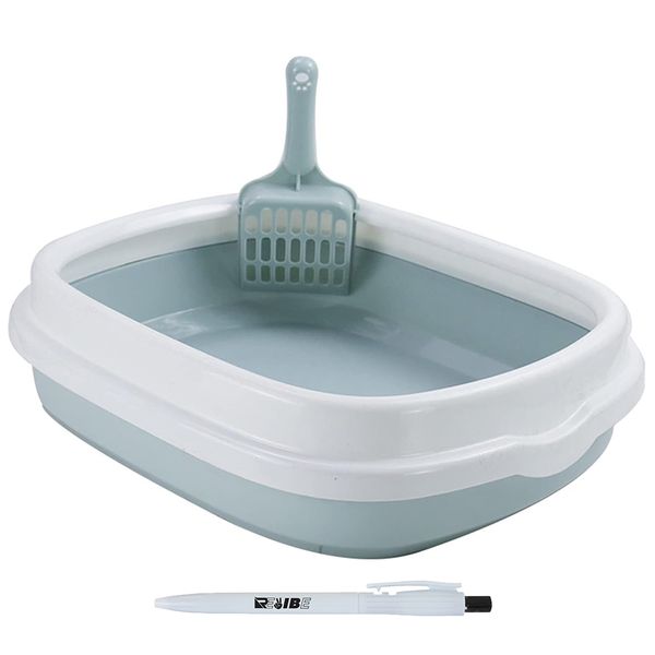 Assorted Space Saving Cat Pet Litter Box &amp; Litter Scoop With ReVibe Pen