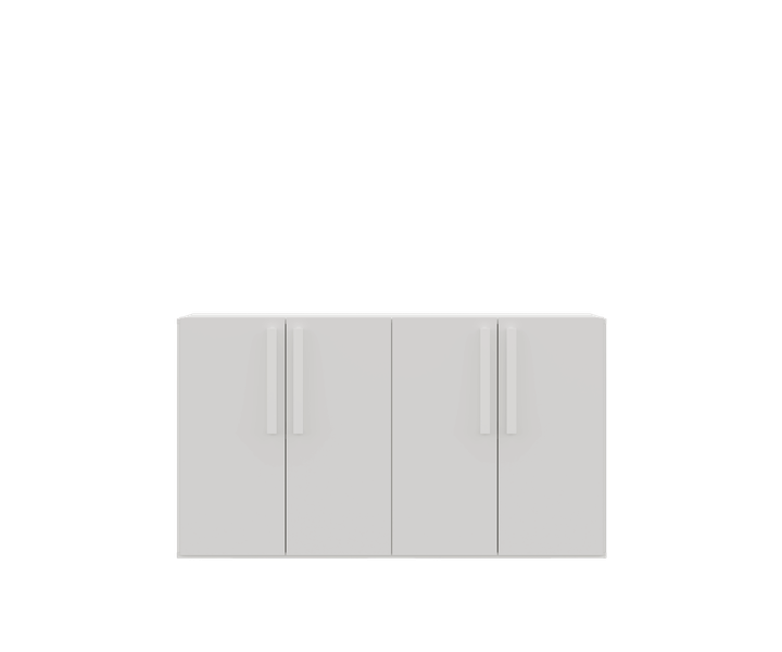 Bella Casa Sideboard 4 Doors White/ White image