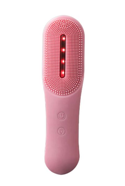 Pink Mini Silicone Facial Cleanser Brush - F12-8-338