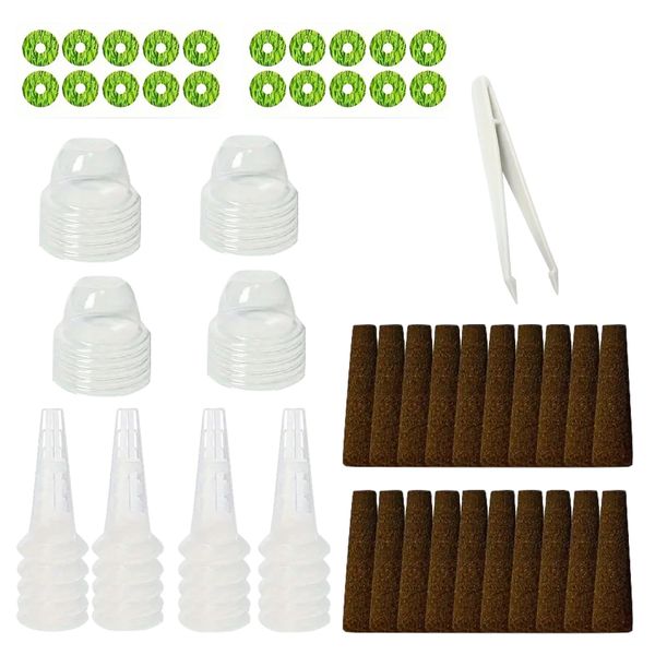 Garden Nursery Pots Hydroponic Growing System Kit Set of 20