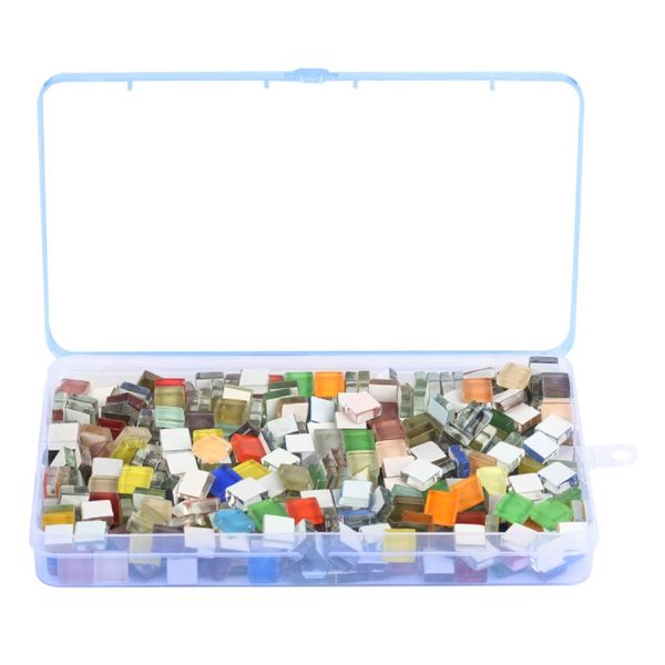 Decor DIY Glass Mosaic Mixed Color Stained Glass Stone - 10mm