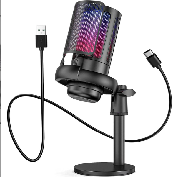 Live Streaming Microphone, Adjustable Boom Arm