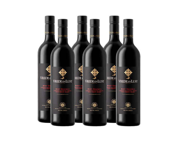 Vrede en Lust - Boet Erasmus Red Blend - 6 x 750ml