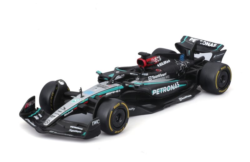 Bburago 1/43 Mercedes-AMG Petronas F1 W15 Team 2024 #63 George Russell