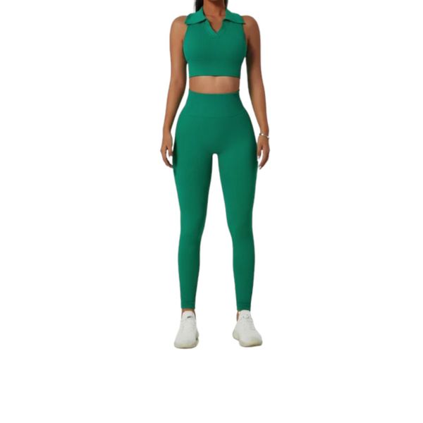 Gym 2 Piece Fitness Set - Green