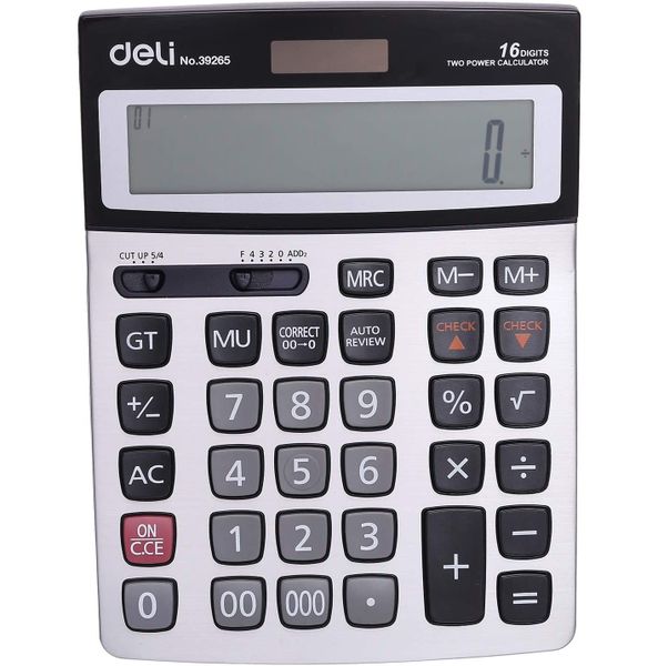 DELI Core 16 Digit Desk Calculator - 39265
