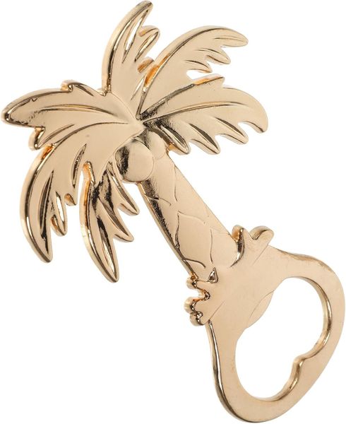 Golden Zinc Alloy Palm Tree Bottle Opener Home Kitchen Bar