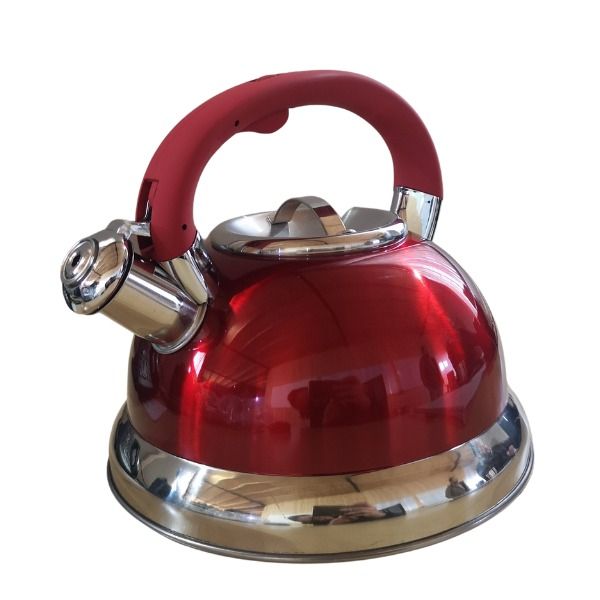 3L Stove Top Whistling Kettle, Assorted Stainless Steel Shop Today