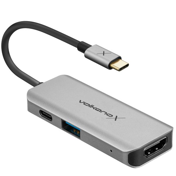 Volkano X Core 3-in-1 USB-C to HDMI Adapter &amp; Hub