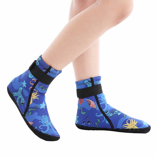Camouflage Neoprene 3mm Wetsuit Aqua Shoes for Toddler