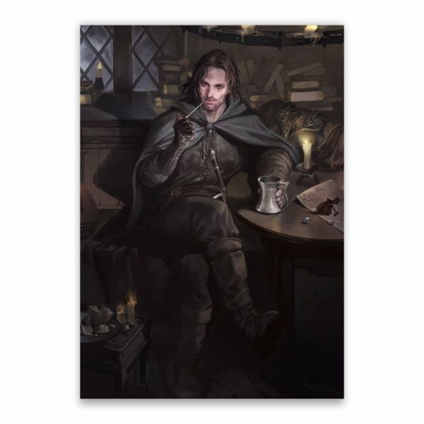 Aragorn At the Prancing Pony Poster - A1