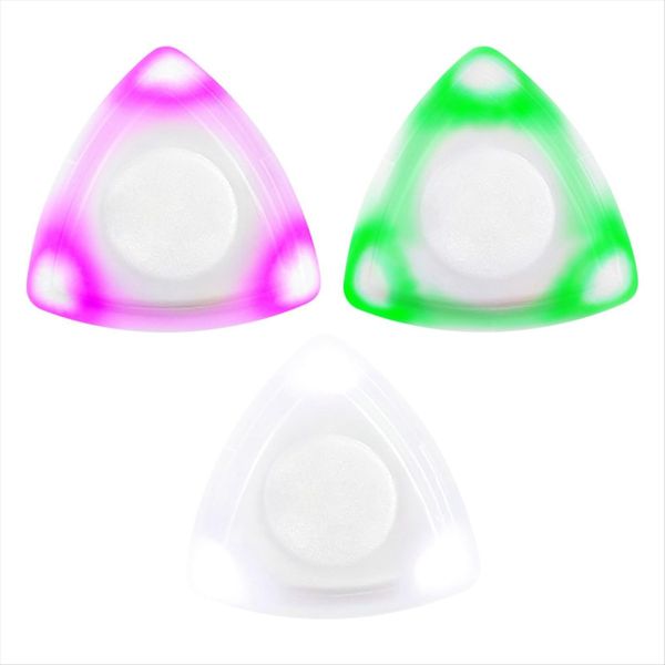 3 Pcs Led Guitar Pick Bass Plectrum Light Up Beat Pick Glowing Picks
