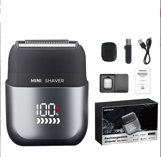 Electric Foil Shavers for Men/Mini Electric Razor/Face Shaver Wet Dry