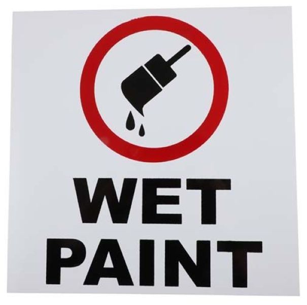 Wet Paint Sign 290 x 290mm