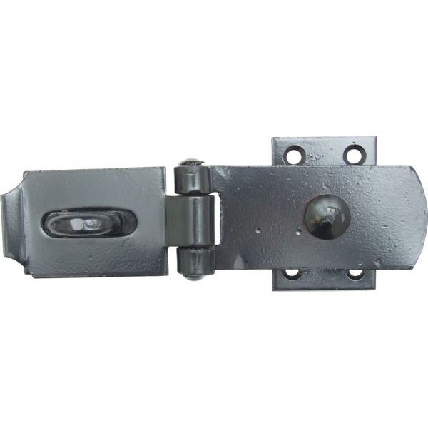 Matlock 200 mm Swivel Hasp &amp; Staple Black