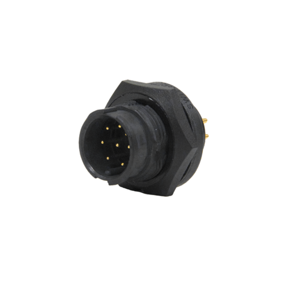 EN3P8MX 8-Pin Panel Mount Weatherproof Male Circular Connector - IP68