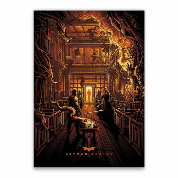 Bruce Wayne VS Ra's Al Ghul Poster - A1