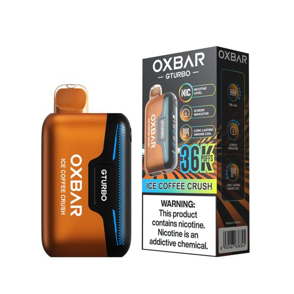 Oxbar Gturbo 36000 Puffs Ice Coffee Crush