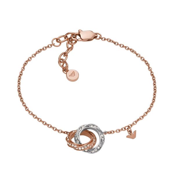 Emporio Armani Women's Two-Tone Stainless Steel Chain Bracelet, EGS3005221