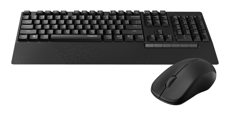 Rapoo X1960 Wireless Keyboard and Mouse Set - Black