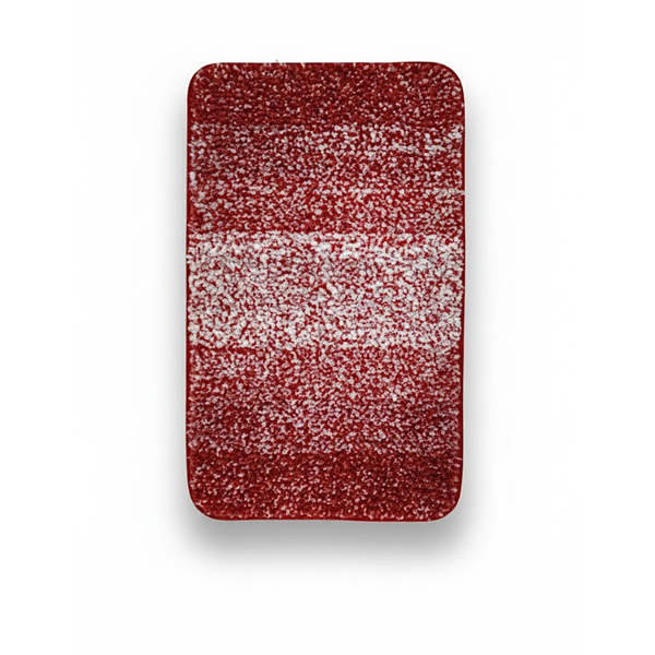 Red Microfibre Rectangular Bathmat 40x60cm