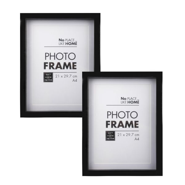 Modern Shadow Box Picture Frame or Certificate A4 Size – Set of 2
