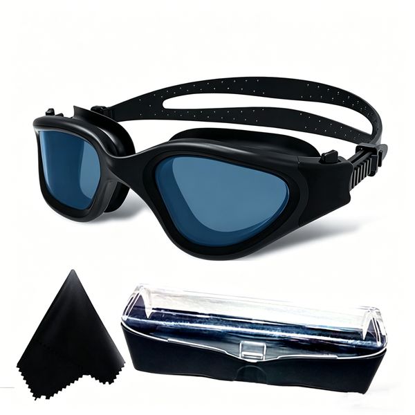 Goggles Swimming Adult | Anti-UV Wide View Swimming Goggles