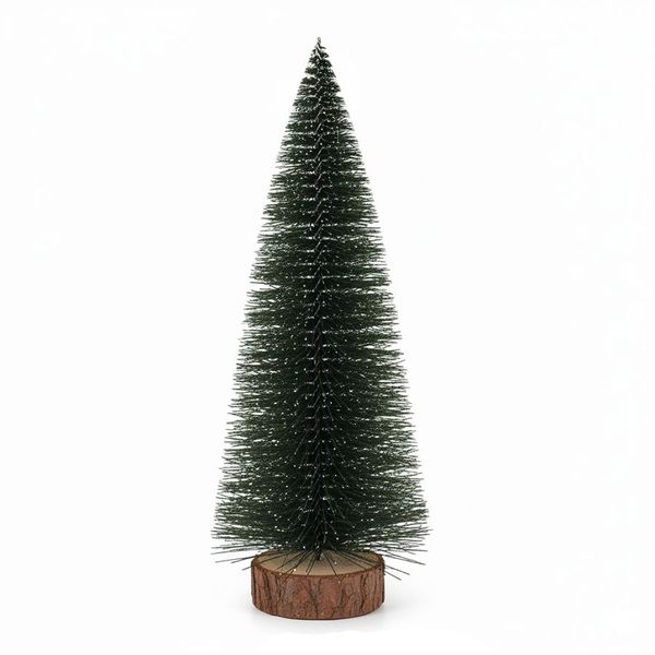Mini Green Christmas Tree Decoration - Tabletop Holiday Decor