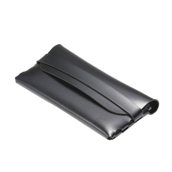 PU Leather Fashion Glasses Case - Black