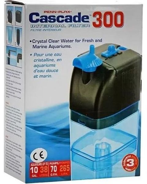 Penn-Plax - Cascade 300 Internal Power Filter 265L/Hour
