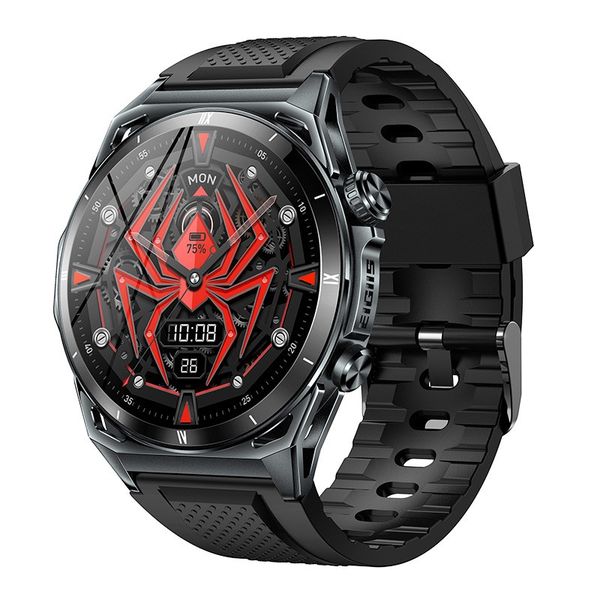 Waterproof Smart Watch with Sports &amp; Health Monitoring - Black