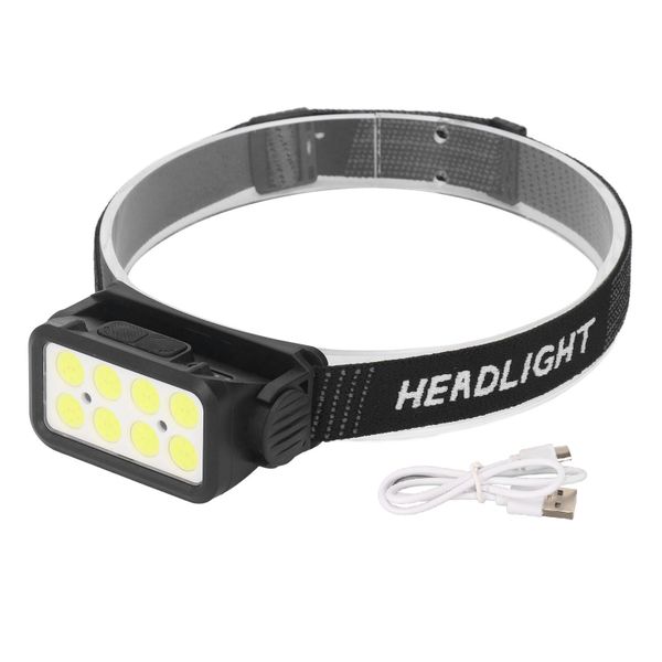 COB LED Headlamp 5 Mode 120 Adjustable
