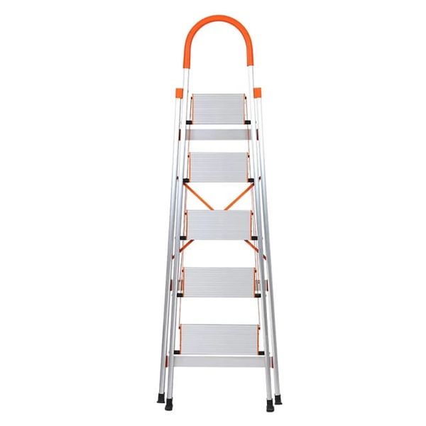 Household Step Ladder Folding Multi-Use Aluminum Ladder Wide Steps