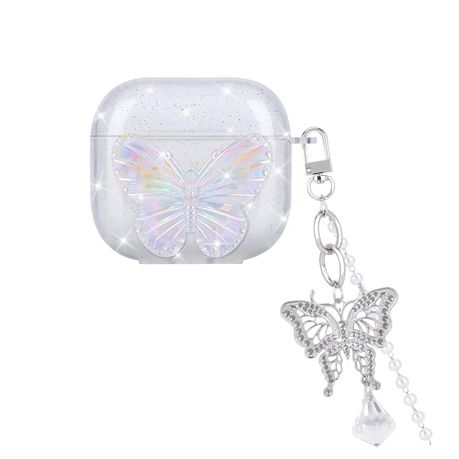 Protective Case Compatible with Airpods 4th Generation with Key Ring Image