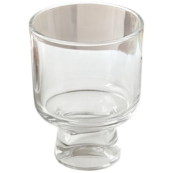 3 Pack - Glass Dessert Cups With Thick Base - Transparent